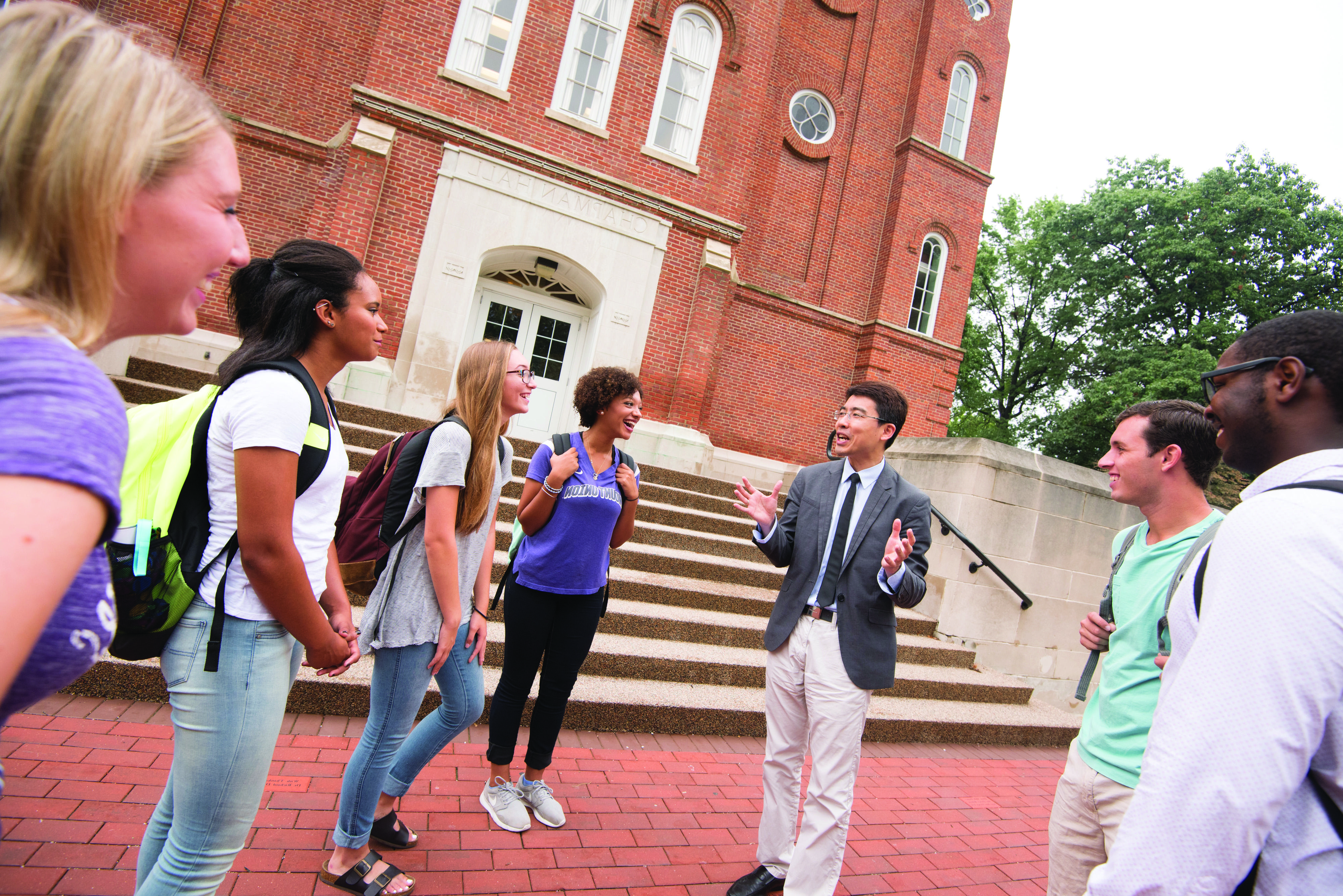 University of Mount Union Professor and Students